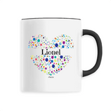 Mug - Lionel (Coeur) - 6 Coloris - Cadeau Unique & Tendre - Cadeau Personnalisable - Cadeaux-Positifs.com -Unique-Blanc-