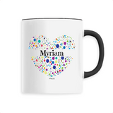 Mug - Myriam (Coeur) - 6 Coloris - Cadeau Unique & Tendre - Cadeau Personnalisable - Cadeaux-Positifs.com -Unique-Blanc-