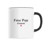 Mug - Futur Papy d'amour - 6 Coloris - Cadeau Original - Cadeau Personnalisable - Cadeaux-Positifs.com -Unique-Blanc-