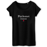T-Shirt - Psychomot d'amour - Coton Bio - 3 Coloris - Cadeau Original - Cadeau Personnalisable - Cadeaux-Positifs.com -XS-Blanc-