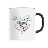 Mug - Chantal (Coeur) - 6 Coloris - Cadeau Unique & Tendre - Cadeau Personnalisable - Cadeaux-Positifs.com -Unique-Blanc-