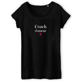 T-Shirt - Coach d'amour - Coton Bio - 3 Coloris - Cadeau Original - Cadeau Personnalisable - Cadeaux-Positifs.com -XS-Blanc-