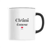 Mug - Ch'timi d'amour - 6 Coloris - Cadeau Original & Tendre - Cadeau Personnalisable - Cadeaux-Positifs.com -Unique-Noir-