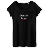 T-Shirt - Jumelle d'amour - Coton Bio - 3 Coloris - Cadeau Original - Cadeau Personnalisable - Cadeaux-Positifs.com -XS-Blanc-