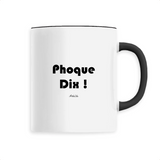 Mug - Phoque Dix - 6 Coloris - Cadeau Drôle - Humour - Cadeau Personnalisable - Cadeaux-Positifs.com -Unique-Blanc-
