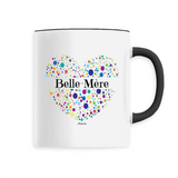 Mug - Belle-Mère (Coeur) - 6 Coloris - Cadeau Unique & Tendre - Cadeau Personnalisable - Cadeaux-Positifs.com -Unique-Blanc-