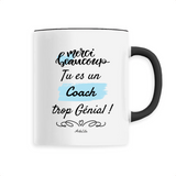 Mug - Merci tu es un Coach trop Génial - 6 Coloris - Original - Cadeau Personnalisable - Cadeaux-Positifs.com -Unique-Blanc-