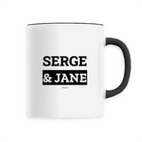 Mug - Serge & Jane - 6 Coloris - Cadeau Original & Mythique - Cadeau Personnalisable - Cadeaux-Positifs.com -Unique-Blanc-