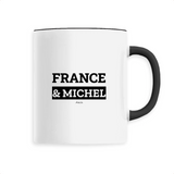 Mug - France & Michel - 6 Coloris - Cadeau Original & Mythique - Cadeau Personnalisable - Cadeaux-Positifs.com -Unique-Noir-