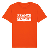 T-Shirt Premium - France & Michel - Coton Bio - 12 Coloris - Mythique - Cadeau Personnalisable - Cadeaux-Positifs.com -XS-Orange-