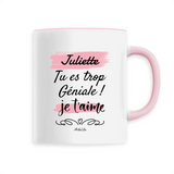 Mug - Juliette je t'aime - 6 Coloris - Cadeau Tendre - Cadeau Personnalisable - Cadeaux-Positifs.com -Unique-Blanc-