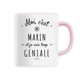 Mug - Marin est trop Géniale - 6 Coloris - Cadeau Original - Cadeau Personnalisable - Cadeaux-Positifs.com -Unique-Blanc-