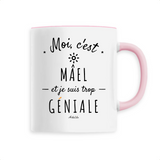 Mug - Mâel est trop Géniale - 6 Coloris - Cadeau Original - Cadeau Personnalisable - Cadeaux-Positifs.com -Unique-Blanc-