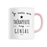 Mug - Un Thérapeute trop Génial - 6 Coloris - Cadeau Original - Cadeau Personnalisable - Cadeaux-Positifs.com -Unique-Blanc-