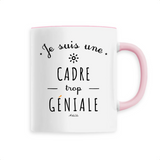 Mug - Je suis une Cadre trop Géniale - 6 Coloris - Cadeau Original - Cadeau Personnalisable - Cadeaux-Positifs.com -Unique-Blanc-