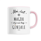 Mug - Magou est trop Géniale - 6 Coloris - Cadeau Original - Cadeau Personnalisable - Cadeaux-Positifs.com -Unique-Blanc-