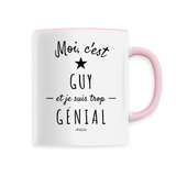 Mug - Guy est trop Génial - 6 Coloris - Cadeau Original - Cadeau Personnalisable - Cadeaux-Positifs.com -Unique-Blanc-