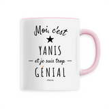Mug - Yanis est trop Génial - 6 Coloris - Cadeau Original - Cadeau Personnalisable - Cadeaux-Positifs.com -Unique-Blanc-