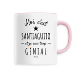 Mug - Santiaguito est trop Génial - 6 Coloris - Cadeau Original - Cadeau Personnalisable - Cadeaux-Positifs.com -Unique-Blanc-