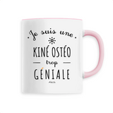 Mug - Une Kiné Ostéo trop Géniale - 6 Coloris - Cadeau Original - Cadeau Personnalisable - Cadeaux-Positifs.com -Unique-Blanc-