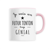 Mug - Un Futur Tonton trop Génial - 6 Coloris - Cadeau Original - Cadeau Personnalisable - Cadeaux-Positifs.com -Unique-Blanc-