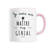 Mug - Un Maître trop Génial - 6 Coloris - Cadeau Original - Cadeau Personnalisable - Cadeaux-Positifs.com -Unique-Blanc-