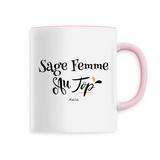Mug - Sage Femme au Top - 6 Coloris - Cadeau Original - Cadeau Personnalisable - Cadeaux-Positifs.com -Unique-Blanc-