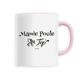 Mug - Mamie Poule au Top - 6 Coloris - Cadeau Original - Cadeau Personnalisable - Cadeaux-Positifs.com -Unique-Blanc-