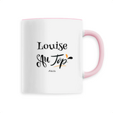 Mug - Louise au Top - 6 Coloris - Cadeau Original - Cadeau Personnalisable - Cadeaux-Positifs.com -Unique-Blanc-