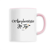 Mug - Orthophoniste au Top - 6 Coloris - Cadeau Original - Cadeau Personnalisable - Cadeaux-Positifs.com -Unique-Rose-