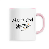 Mug - Mamie Cool au Top - 6 Coloris - Cadeau Original - Cadeau Personnalisable - Cadeaux-Positifs.com -Unique-Blanc-