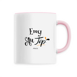 Mug - Emy au Top - 6 Coloris - Cadeau Original - Cadeau Personnalisable - Cadeaux-Positifs.com -Unique-Rose-