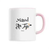 Mug - Maud au Top - 6 Coloris - Cadeau Original - Cadeau Personnalisable - Cadeaux-Positifs.com -Unique-Blanc-