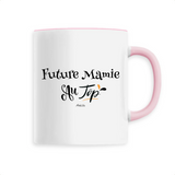 Mug - Future Mamie au Top - 6 Coloris - Cadeau Original - Cadeau Personnalisable - Cadeaux-Positifs.com -Unique-Blanc-