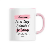 Mug - Laura je t'aime - 6 Coloris - Cadeau Tendre & Original - Cadeau Personnalisable - Cadeaux-Positifs.com -Unique-Blanc-