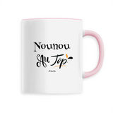 Mug - Nounou au Top - 6 Coloris - Cadeau Original - Cadeau Personnalisable - Cadeaux-Positifs.com -Unique-Blanc-
