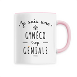 Mug - Une Gynéco trop Géniale - 6 Coloris - Cadeau Original - Cadeau Personnalisable - Cadeaux-Positifs.com -Unique-Blanc-
