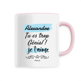 Mug - Alexandre je t'aime - 6 Coloris - Cadeau Tendre & Original - Cadeau Personnalisable - Cadeaux-Positifs.com -Unique-Blanc-