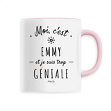 Mug - Emmy est trop Géniale - 6 Coloris - Cadeau Original - Cadeau Personnalisable - Cadeaux-Positifs.com -Unique-Blanc-