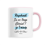 Mug - Raphaël je t'aime - 6 Coloris - Cadeau Tendre & Original - Cadeau Personnalisable - Cadeaux-Positifs.com -Unique-Blanc-
