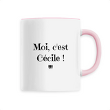 Mug - Moi c'est Cécile - 6 Coloris - Cadeau Original - Cadeau Personnalisable - Cadeaux-Positifs.com -Unique-Blanc-