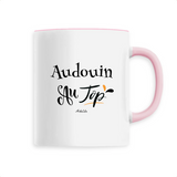 Mug - Audouin au Top - 6 Coloris - Cadeau Original - Cadeau Personnalisable - Cadeaux-Positifs.com -Unique-Blanc-