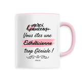 Mug - Merci Esthéticienne - 6 Coloris - Cadeau Original - Cadeau Personnalisable - Cadeaux-Positifs.com -Unique-Blanc-