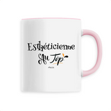 Mug - Esthéticienne au Top - 6 Coloris - Cadeau Original - Cadeau Personnalisable - Cadeaux-Positifs.com -Unique-Blanc-