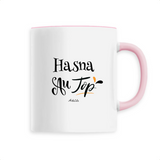 Mug - Hasna au Top - 6 Coloris - Cadeau Original - Cadeau Personnalisable - Cadeaux-Positifs.com -Unique-Blanc-