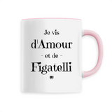 Mug - Amour et Figatelli - 6 Coloris - Cadeau Original - Cadeau Personnalisable - Cadeaux-Positifs.com -Unique-Blanc-