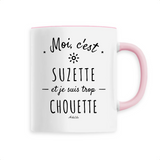 Mug - Suzette est trop Chouette - 6 Coloris - Cadeau Original - Cadeau Personnalisable - Cadeaux-Positifs.com -Unique-Blanc-