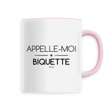 Mug - Appelle-moi Biquette - 6 Coloris - Cadeau Original - Cadeau Personnalisable - Cadeaux-Positifs.com -Unique-Blanc-