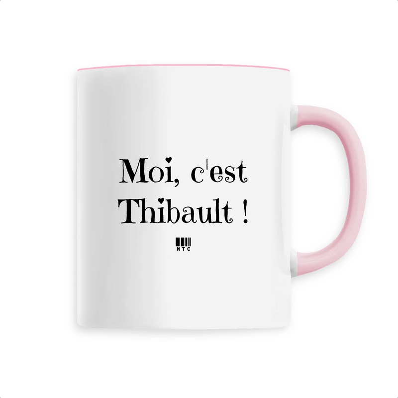 Cadeau anniversaire : Mug - Moi c'est Thibault - 6 Coloris - Cadeau Original - Cadeau Personnalisable - Cadeaux-Positifs.com -Unique-Rose-