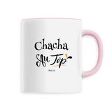 Mug - Chacha au Top - 6 Coloris - Cadeau Original - Cadeau Personnalisable - Cadeaux-Positifs.com -Unique-Rose-